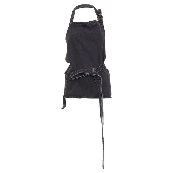 BALENCIAGA Demna 2016 washed grey denim front tie apron¬†top FR36 S - Picture 1 of 9